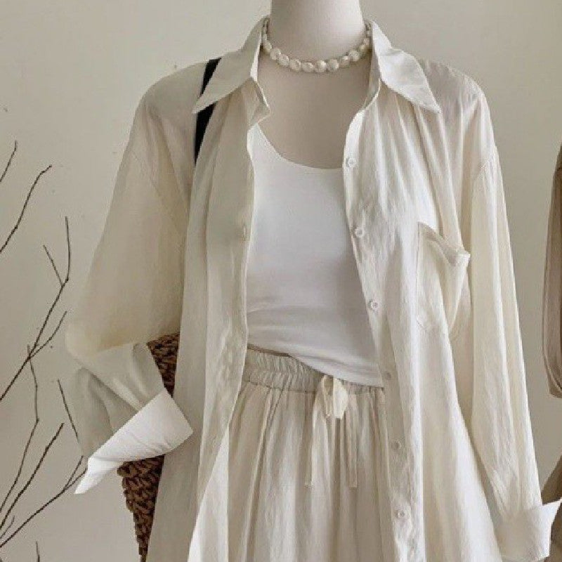 Women's Casual - Short, Vest, And Shorts -Three-piece Suit
