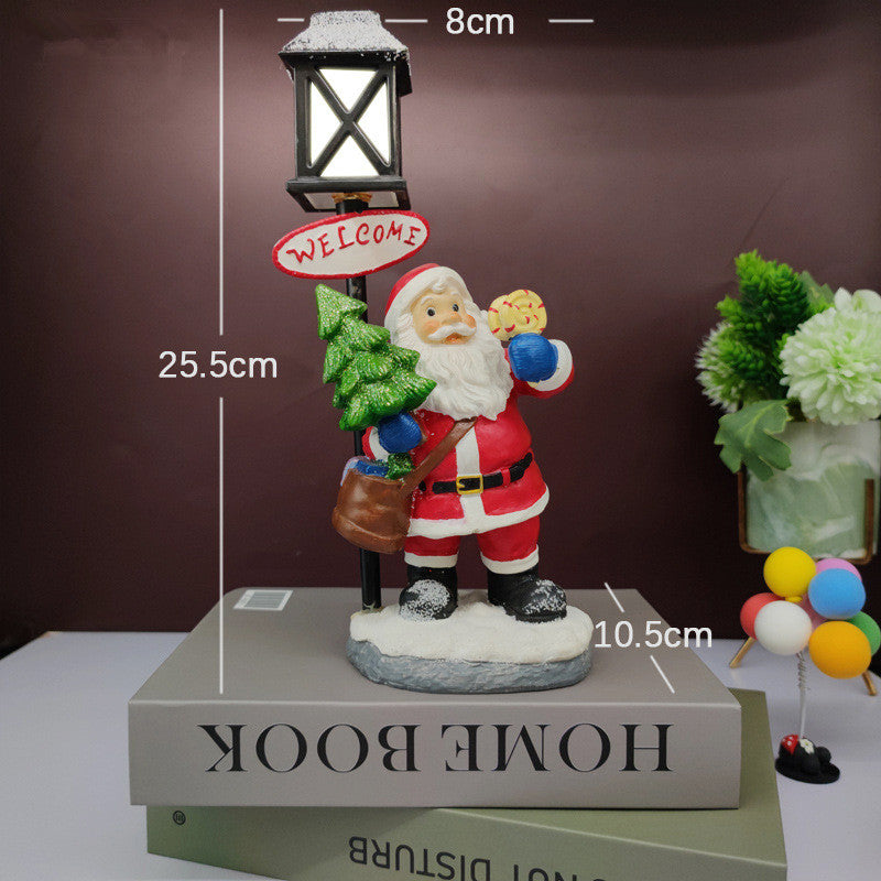 Christmas Gifts - Resin Christmas Snowman Night Light Decoration Christmas Gifts Crafts