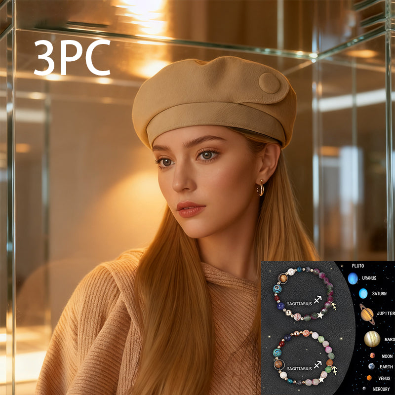 A British-style Casual Painter Hat That Is Versatile And Can Show Off Your Face