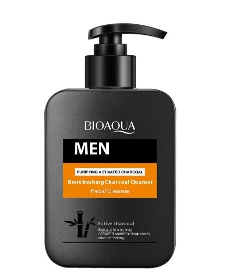Poquan Ya Cool Cool Charcoal Men'S Cleanser, Oil Control Cleanser, Deep Cleansing, Men'S Cleanser, Skin Care