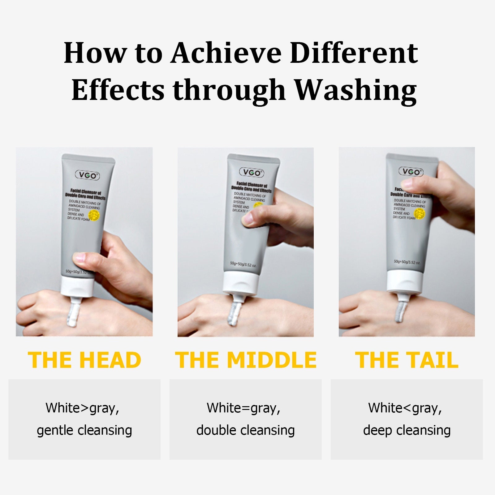 Facial Cleanser For Women Refreshing Oil Control Decontamination Cleaning Pores