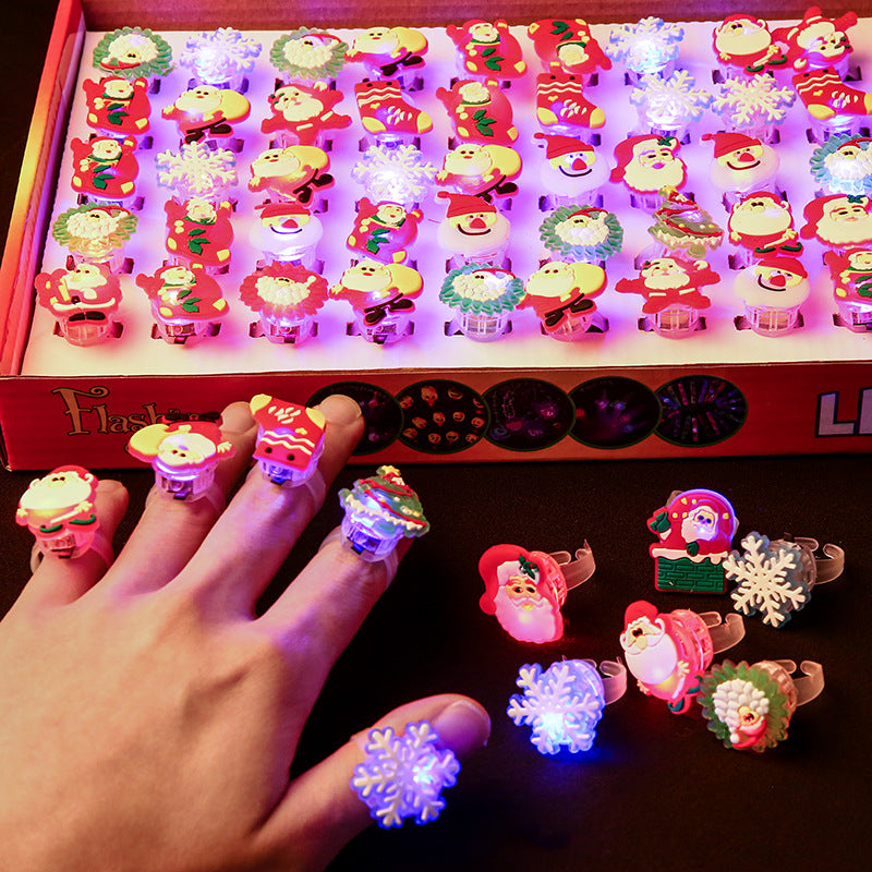 Small Gifts For Children - Christmas Luminous Ring Toy Decoration