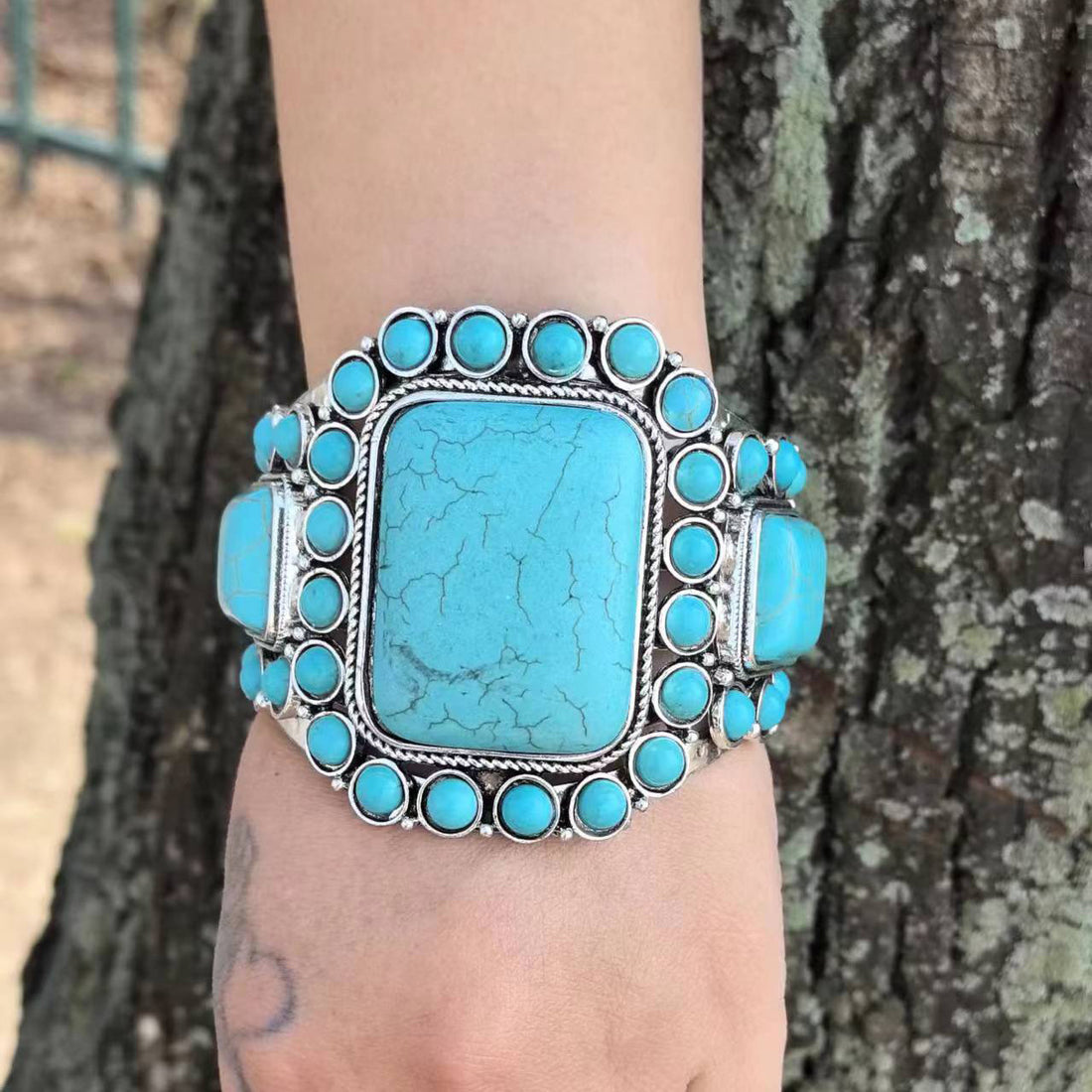 Retro Ethnic Bohemian Turquoise Bracelet