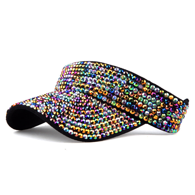 Spot Drill Sun Hat Sun Protection No Top Girl's Cap
