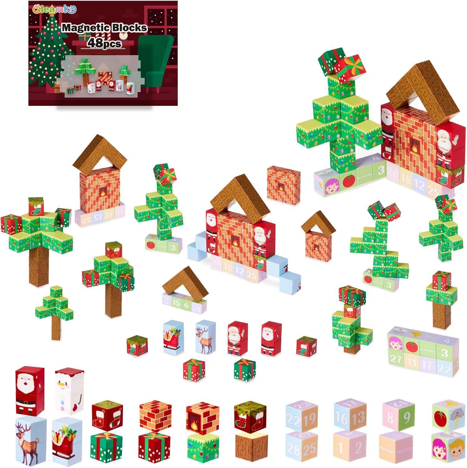 Christmas Tree Building Blocks -Christmas Blind Box Christmas Gifts