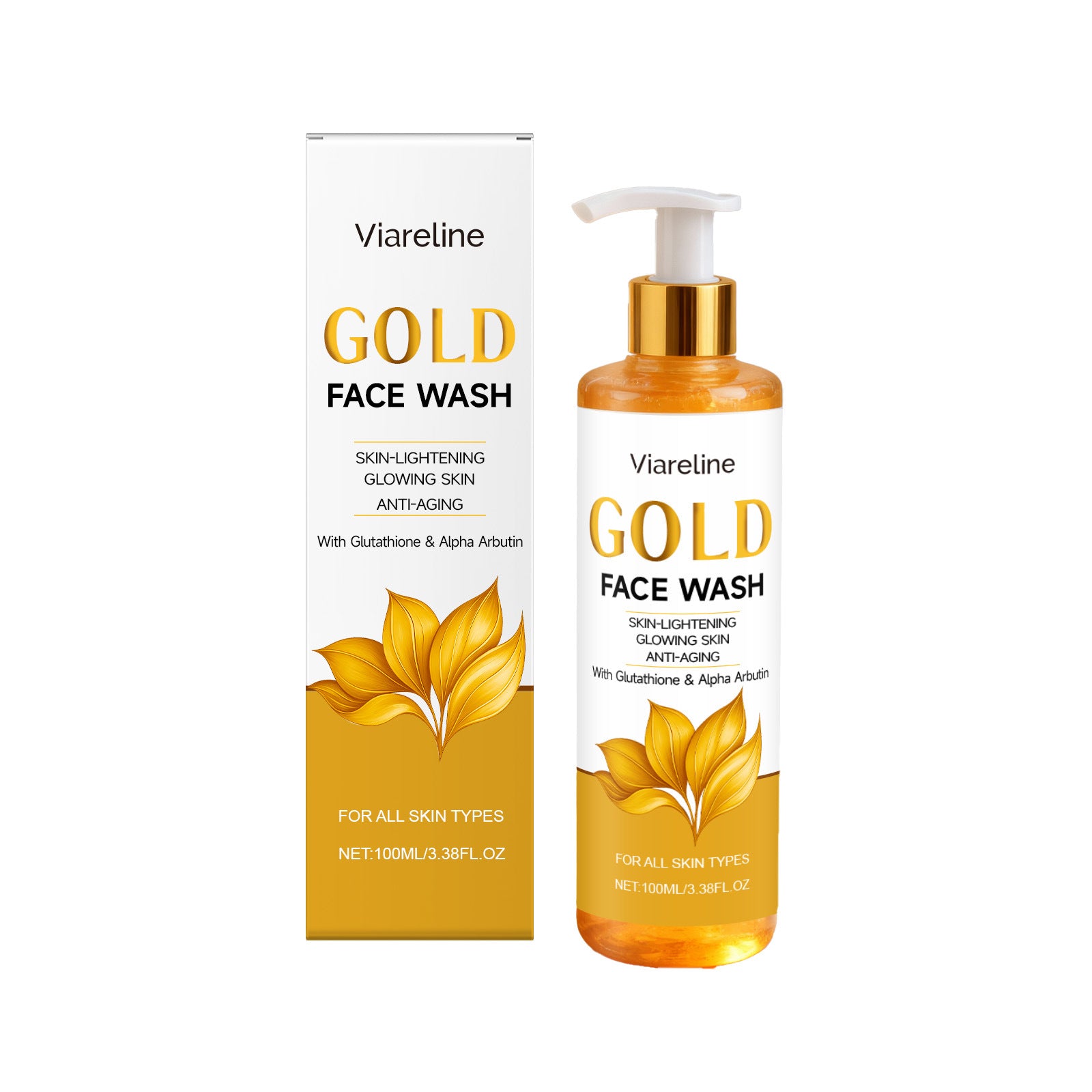 Golden Moisturizing Cleanser Gently Cleanses Brightens And Hydrates Facial Skin