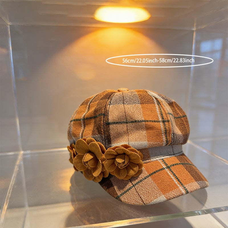 A British-style Casual Painter Hat That Is Versatile And Can Show Off Your Face