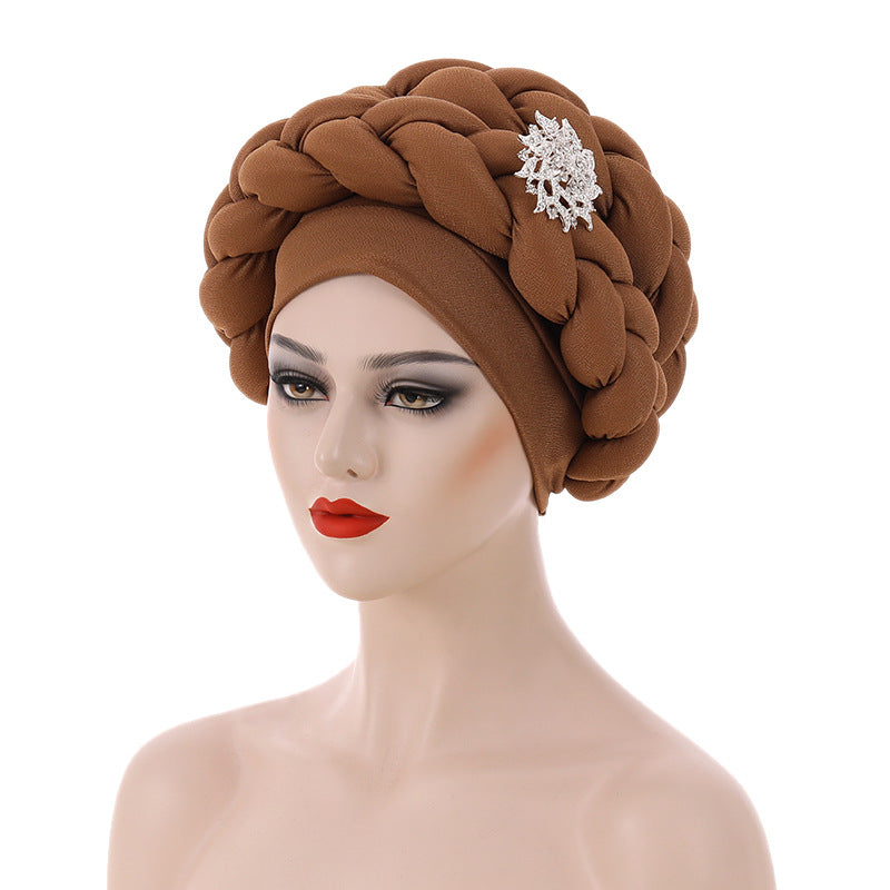 African Woven Woven Hat Plus Accessories Toque