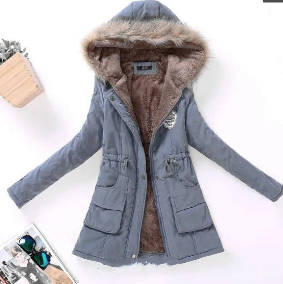 Hooded Winter Jacket - Women's Fashion  - Warm Coats