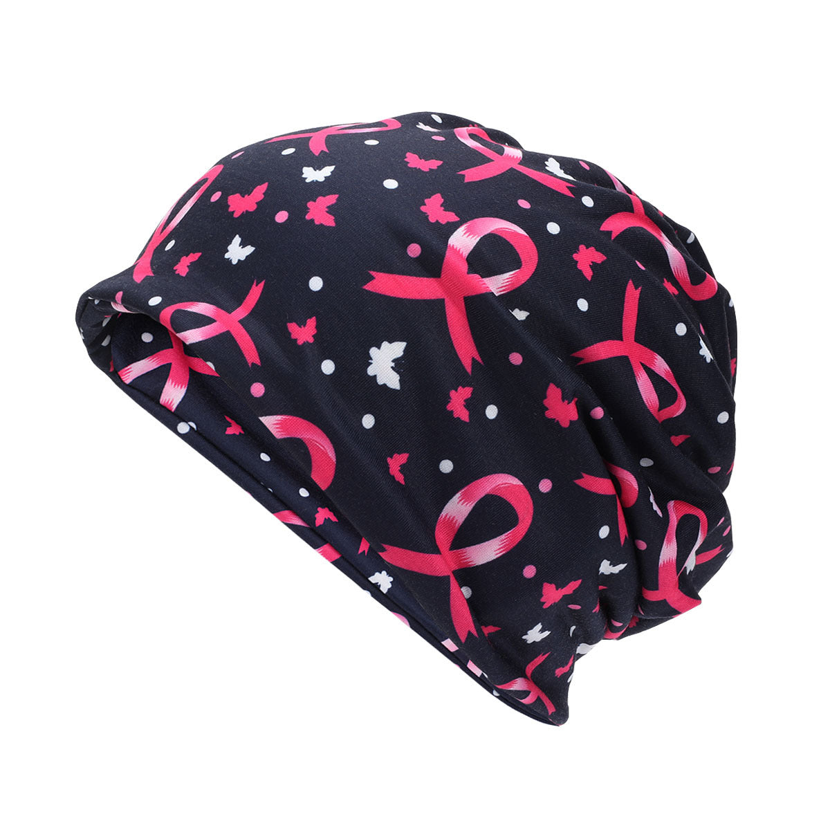 Breast Cancer Awareness Day Patterned Headscarfhat