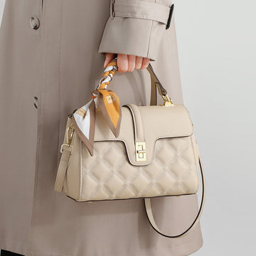 High-End Textured Large-Capacity Tote Crossbody Bag
