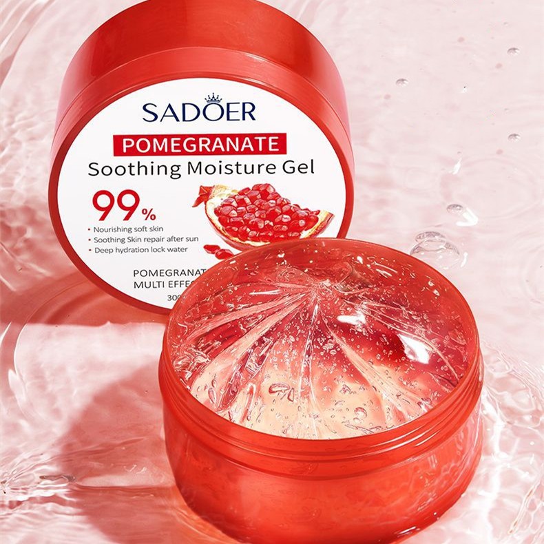 Pomegranate Aloe Vera Gel 300g Hydrating Moisturizing Facial Cream