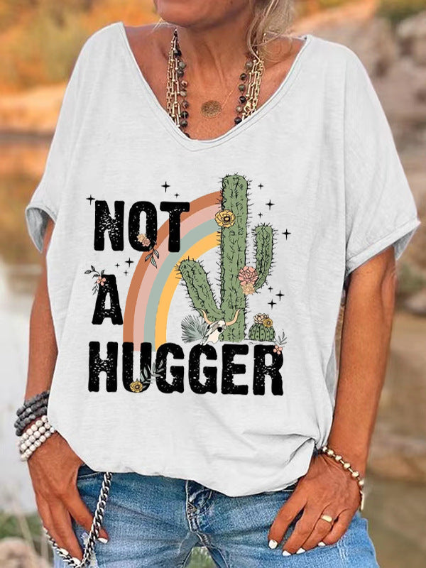 Women's Colored Cotton T-shirt