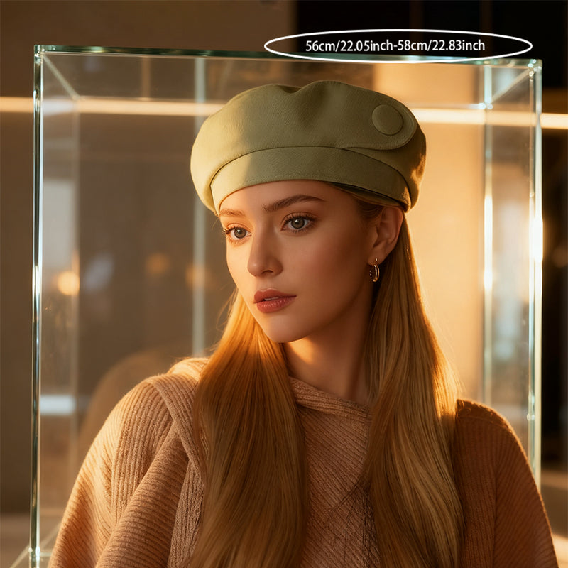 A British-style Casual Painter Hat That Is Versatile And Can Show Off Your Face