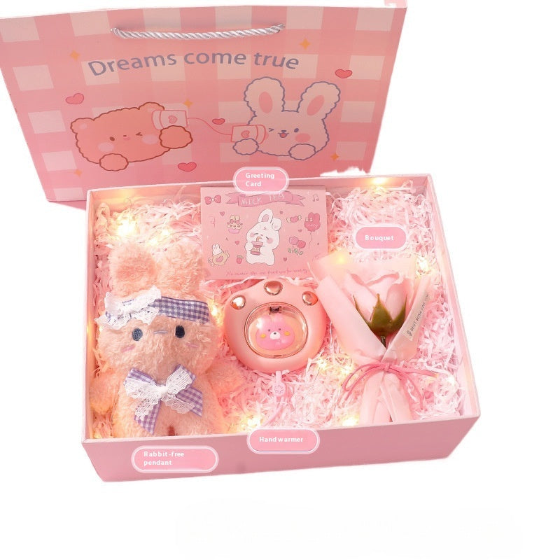 Christmas Girls'- Birthday -Kindergarten Primary School Students' Practical Winter Warm Gift Box