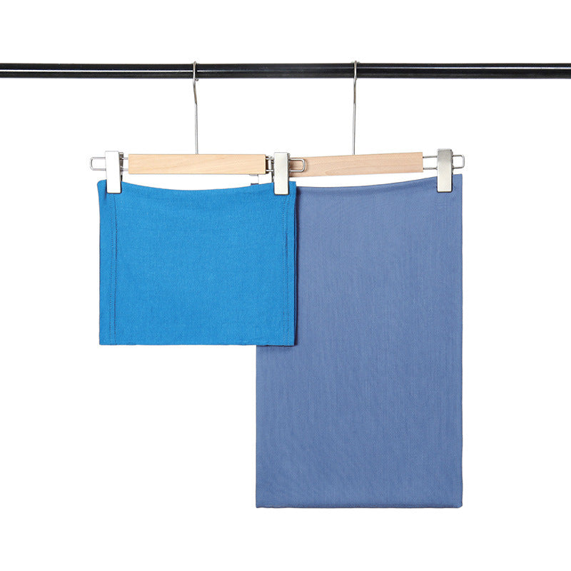 New Wide-brimmed Modal Monochrome Simple Ethnic Headscarf For Women