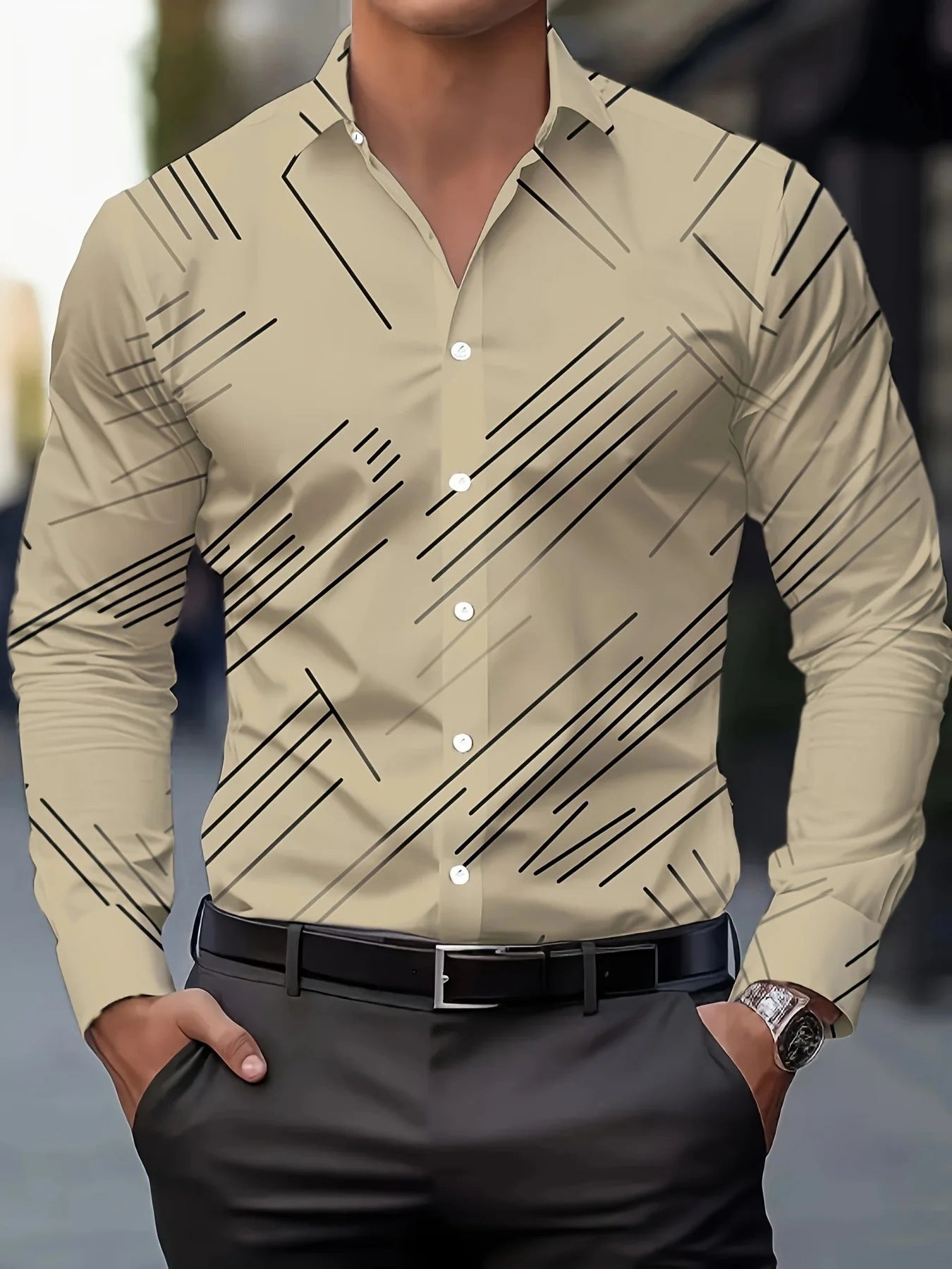 Men's Printed Fashion Casual Shirt
