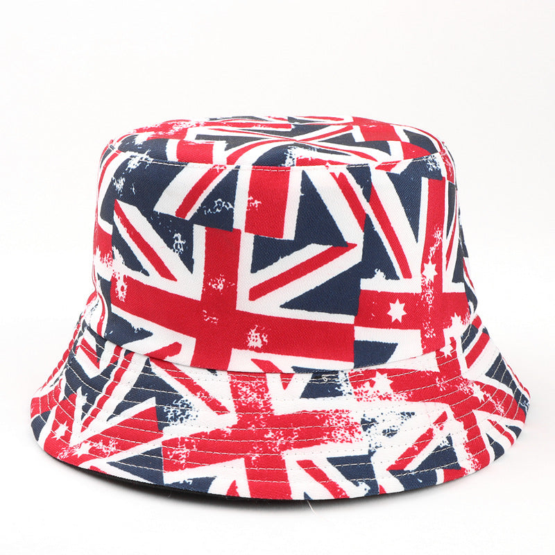 Printed Reversible Fisherman Hat Sun Hat