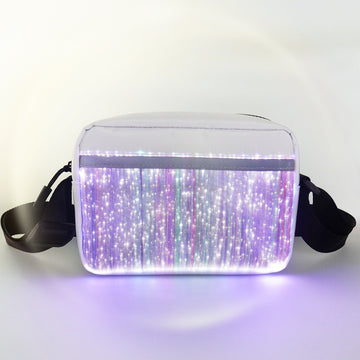 Luminous Shoulder Bag With Colorful LED Lights