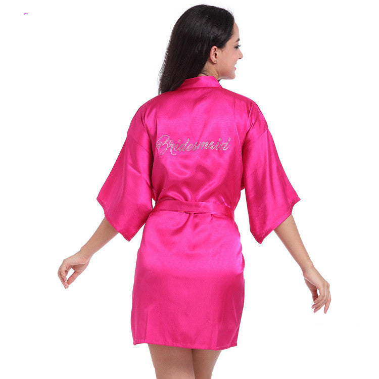Matron Get Ready Robes Bridal Party Gifts Dressing Gown