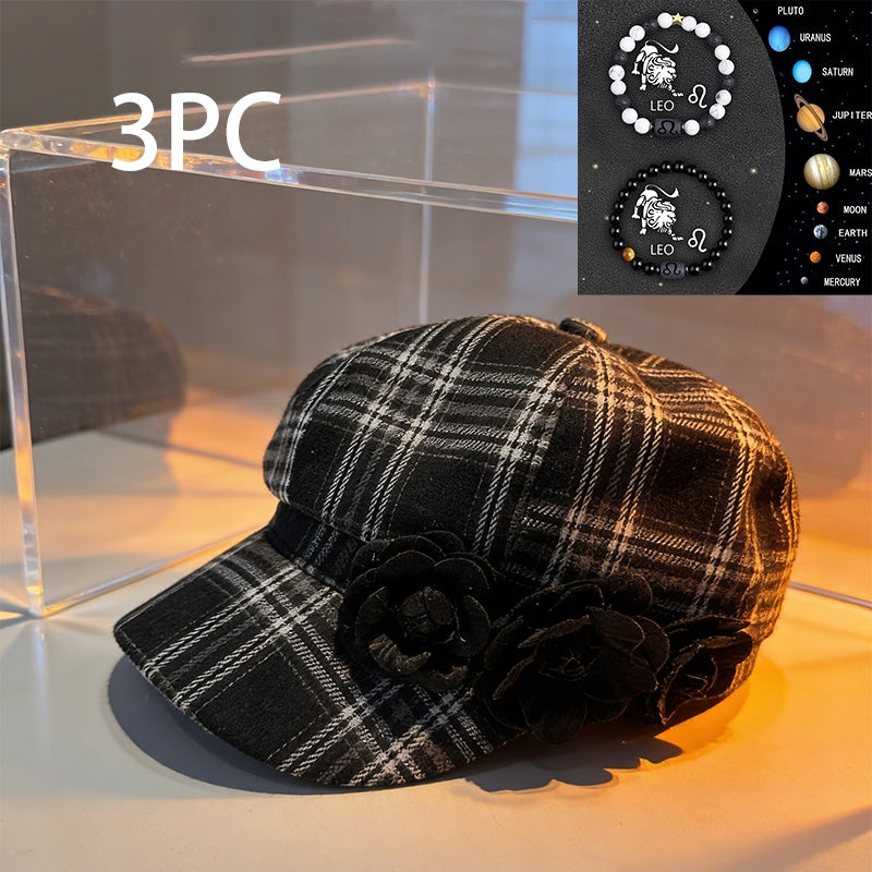 A British-style Casual Painter Hat That Is Versatile And Can Show Off Your Face