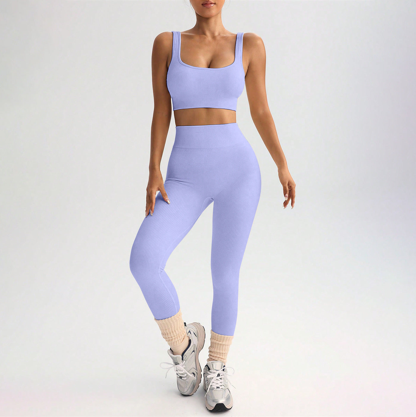 Quick-drying Yoga Clothes Suit Shockproof Sports Bra Yoga Pants