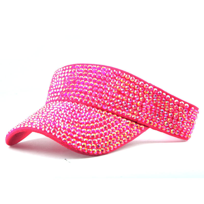 Spot Drill Sun Hat Sun Protection No Top Girl's Cap