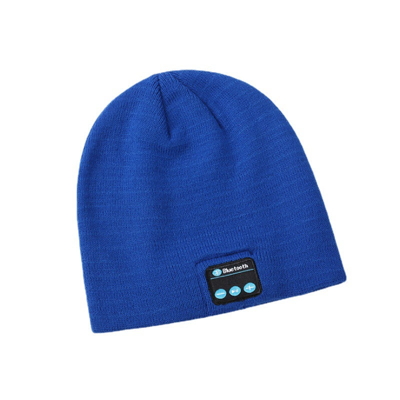 Bluetooth 50 Knitted Hat Simple Solid-Color Hip-Hop Style