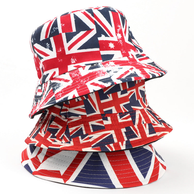 Printed Reversible Fisherman Hat Sun Hat