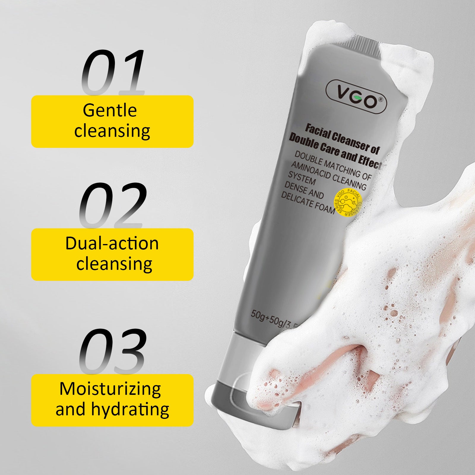 Facial Cleanser For Women Refreshing Oil Control Decontamination Cleaning Pores