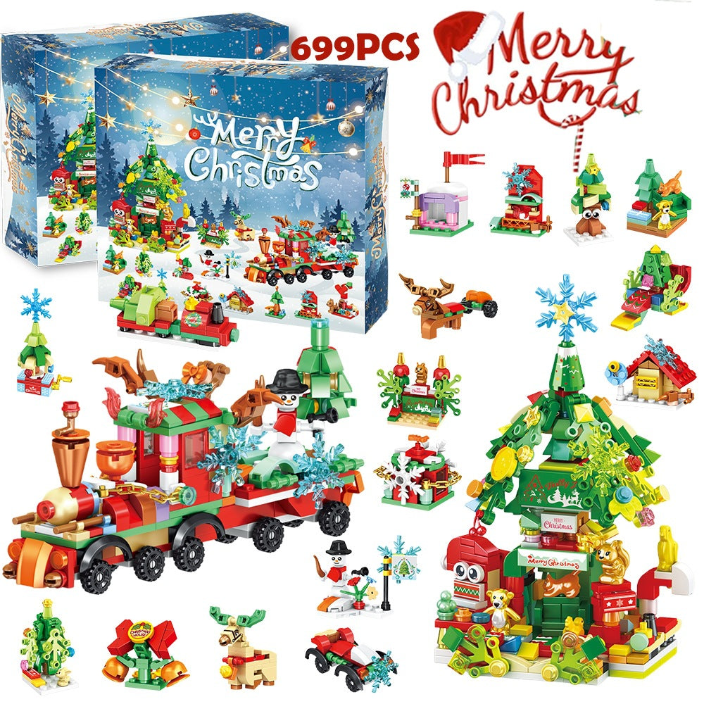 Christmas Tree Building Blocks -Christmas Blind Box Christmas Gifts