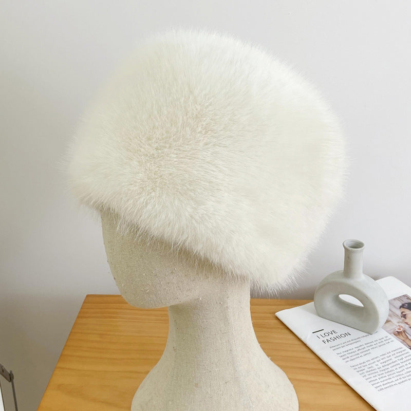Furry Warm Ear Protection Hat Winter Women's Fishing Hat